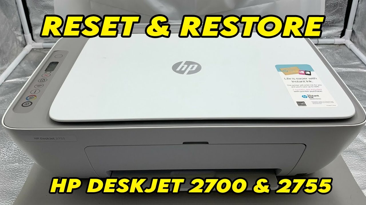 How to reset your HP printer
