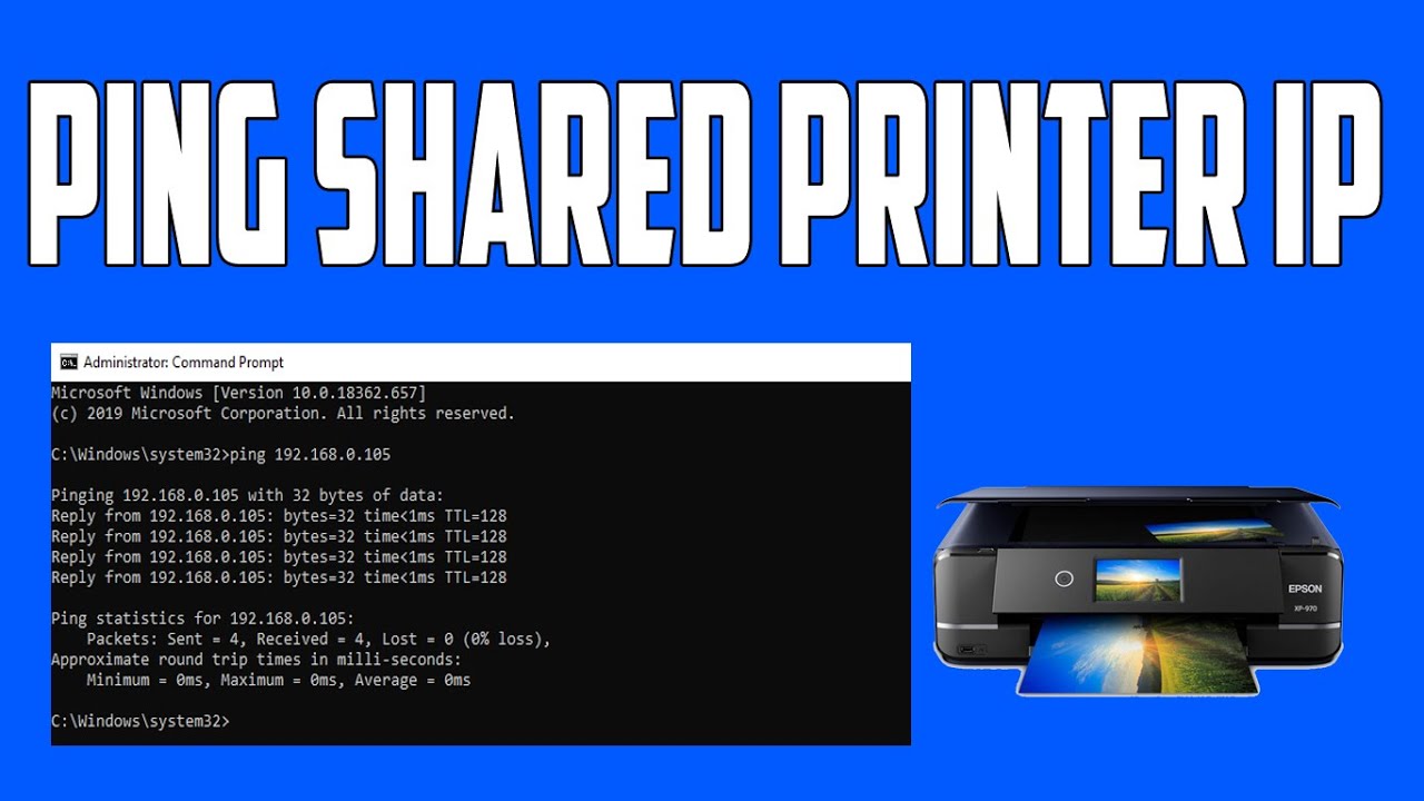 How to ping your printer