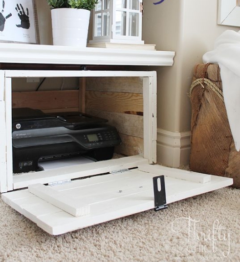 Hidden Printer Cabinet: The Perfect Solution for a Clutter-Free Space