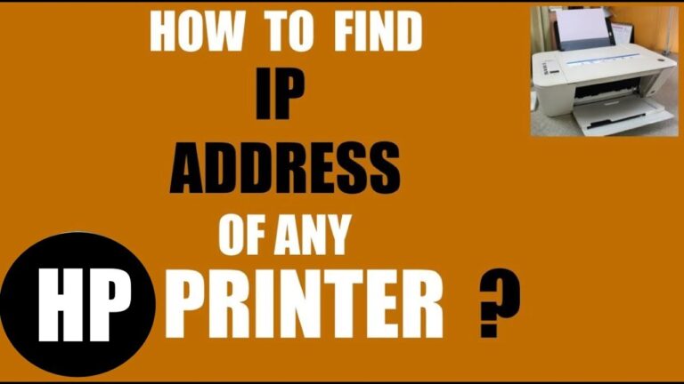 Printer IP Address — A Comprehensive Guide To Find It